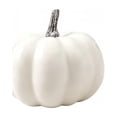 thumbnail image 2 of Vintage Halloween Decor Artificial Pumpkins, White Faux Foam Harvest Pumpkins, Halloween Home Decor for Fall, Autumn, Thanksgiving, Holiday Decor, 2 of 7
