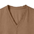 thumbnail image 4 of BSDJILFG Big and Tall Shirts ,Mens Casual Basic Tees Solid Color Loose Short Sleeve V-Neck T-shirt Cotton Tops,Sizes L-6XL, 4 of 5