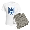 thumbnail image 5 of CafePress - Ukraine Women's Light Pajamas - Women's Short Sleeve Print T-Shirt and Pants Light Cotton Pajama Set, 5 of 7