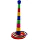 thumbnail image 2 of 18 Inch Brightly Colorful Quoits Ring Toss Game Set For Kids, 2 of 4