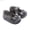 Grey, variant on Toddler Kids Infant Girls Soild Colour Bowknot Princress Shoes Soft Sole The Floor Barefoot Non Slip First Walkers Prewalker Shoes Toddler Athletic Shoes Size 6