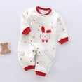 thumbnail image 2 of Staki Fall Outfits for Baby Boy Infant Boys Season Jumpsuit Long Sleeve Sweatshirt Romper(Beige,9-12 Months), 2 of 9