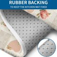thumbnail image 4 of Pioneer Flower Floral Print Pattern Bathroom Rugs Sets 3 Piece,Toilet Cover Set,Absorbent Non Slip Bathroom Mats Sets with U-Shaped Contour Rug Toilet Rug Set, 4 of 5