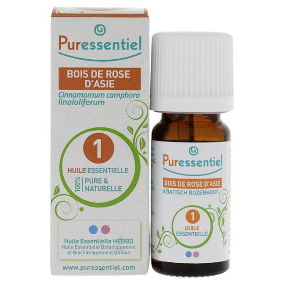 Puressentiel Organic Essential Oil - Asian Rosewood, Aromatherapy, 0.3 oz