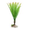 Plastic Grass Plant Fish Tank Waterscape Decorative Ornament w/ Ceramic Base