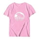 thumbnail image 3 of Camiseta suelta con estampado elegante para mujer Blusa de manga corta con cuello redondo Tops casuales OAVQHLG3B Store lin121212, 3 of 4