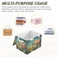thumbnail image 7 of Storage Box With Lid 16.5x12.6x11.8In Foldable Stacked Household Storage Box Cute Magic House, 7 of 7