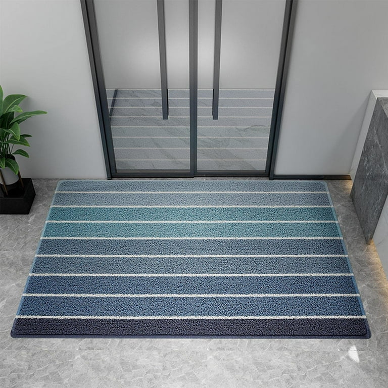 Outdoor Mat-Durable Out Door Mat-Outdoor Welcome Mat-Outdoor Rug-Entryway  Rug-Easy Clean Blue Doormat 35.4 x23.6 