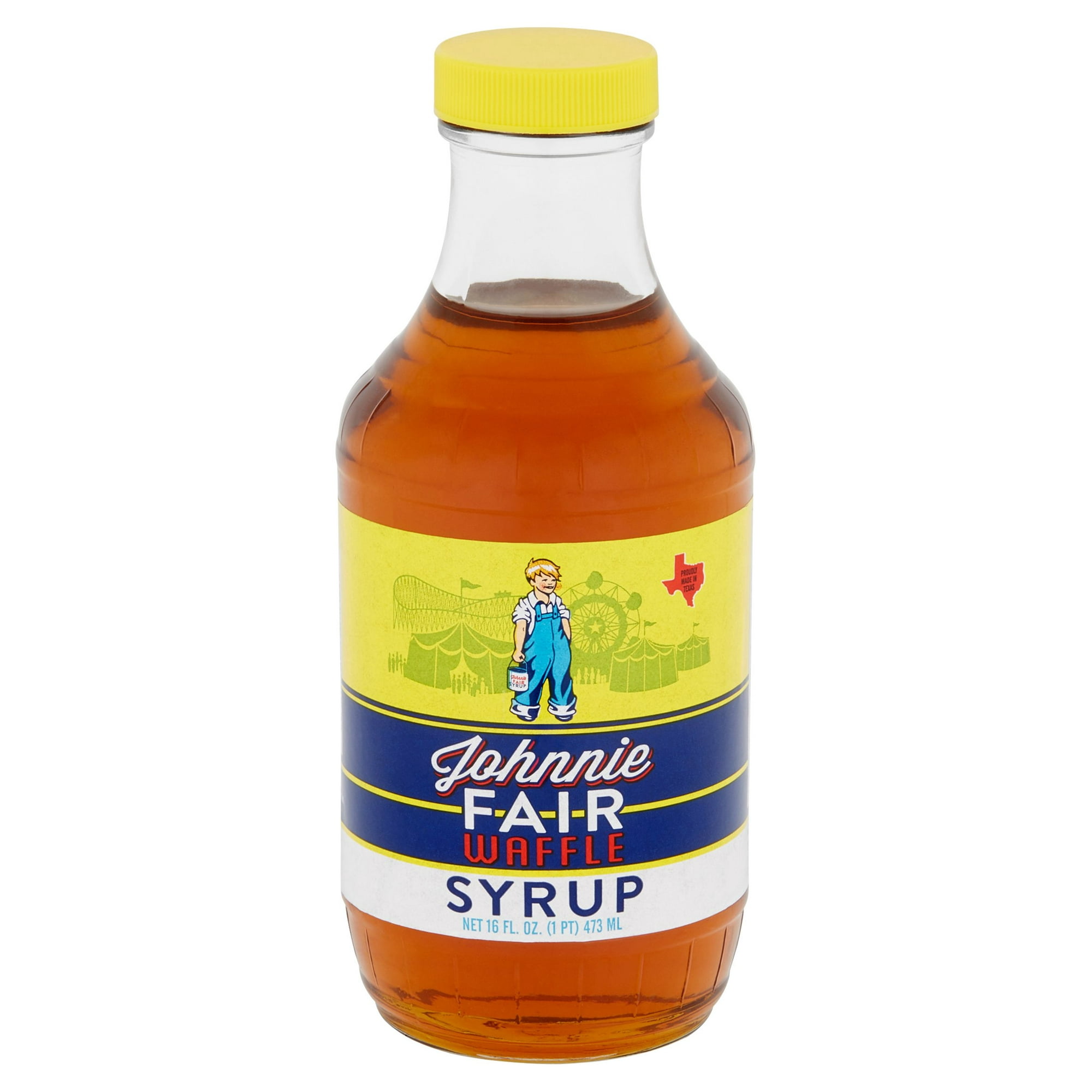 Johnnie Fair Waffle Syrup 16oz 3 Pack or 40oz 2 Pack - Bundled by Louisiana Pantry (16 Ounce, 3 Pack)