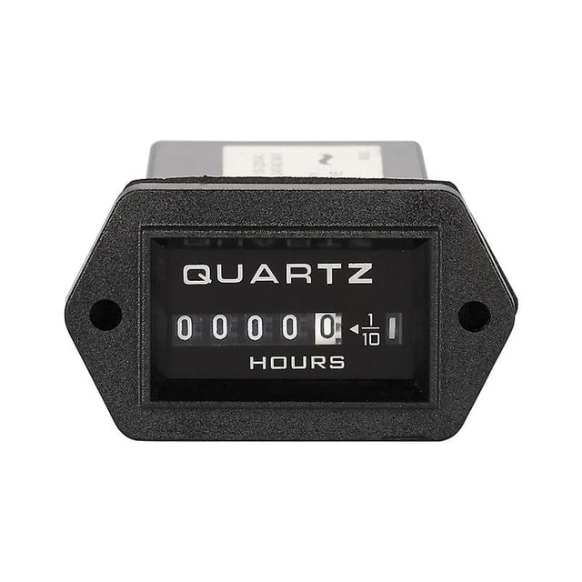 12v-36v Generator Machanical Sealed Hour Meter Counter Tractor Truck Hourmeter For Boats Trucks Tractors Cars