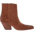 thumbnail image 6 of Sam Edelman Jane Frontier Brown Leather Pointed Toe Block Heel Western Bootie (Frontier Brown, 9), 6 of 6