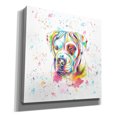thumbnail image 2 of Epic Graffiti 'Colorful Watercolor American Bulldog' by Furbaby Affiliates, Canvas Wall Art, 18"x18", 2 of 8