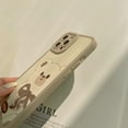 thumbnail image 5 of Cute Retro Bear Bow Soft Phone Case Compatible with iPhone Case (Gray,iPhone 14 Pro Max), 5 of 6