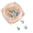 thumbnail image 1 of UDIYO Nail Decoration Plentiful Quantity Sparkling Surface Glass Drill Colorful Shining Butterfly Style DIY Nail Art Ornament Beauty Supplies, 1 of 7