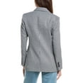 thumbnail image 2 of Maje womens  Wool-Blend Blazer, 38, Blue, 2 of 3