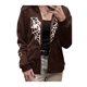 thumbnail image 3 of Chaqueta de calle para mujer Sunloudy, abrigo de sudadera con capucha y cremallera con estampado de patrón de telaraña de estilo gótico de gran tamaño de manga larga Sunloudy S M L, 3 of 8