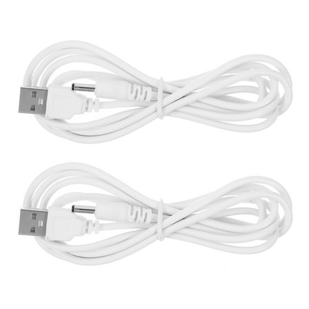 Soimiss 2pcs DC Charging Cable Replacement Cord for Devices Compatible with Table Lamps Fans and More
