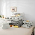 thumbnail image 6 of Manfei Cartoon Giraffe Lions 7 Pieces Bedding Comforter Set,Cute Fox Hippopotamus Full Bedding Set,Jungle Animal Fitted Sheet Flat Sheet For Kids,Super Cozy Room Decor Reversible, 6 of 8