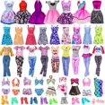 thumbnail image 1 of Conjunto de ropa y accesorios QUANZHOUTIANDI para muñecas Barbie 32 piezas, 1 of 1