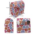 thumbnail image 5 of Colorful Lounger Chair Bag, Floral Theme Illustration Along Flowers in Doodle Style on Plain Background, High Capacity Storage with Handle Container, Lounger Size, Multicolor, by Ambesonne, 5 of 5