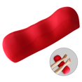 thumbnail image 3 of Leg Pillow for Sleeping Hip Pain Bolster Pillow for Legs Memory Foam Knee Pillow Leg Elevating Support Pillow for Ankle Rest and Foot Comfort 17.7" x 6.7" x 4.3"  Red, 3 of 7