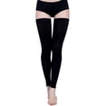 thumbnail image 1 of Thigh High Compression Socks, Firm Support 20-30 mmHg Gradient Compression Stockings with Silicone Band. Treatment for Runnin, 1 of 6