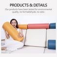 thumbnail image 6 of Bed Pillows Cervical Pillow for Neck Support Extra Large Cylindrical Body Pillow,Neck Pillow,Hugging Sleep Pillow,Small Tube Round Cylinder Bolster Pillow for Sleeping,Leg,Lumbar, 6 of 9