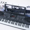thumbnail image 4 of Manufacturer-Direct 61-Key Electronic Keyboard for Kids 4-6: Multi-Sound Children's Musical Toy with Microphone & Steel Piano Features, Export-Grade Learning Instrument (Black MQ-6160 + USB Cable), 4 of 5