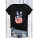 thumbnail image 1 of Camiseta de manga corta para uso informal en verano y primavera, con estampado de bandera nacional, de 180 g, con cuello redondo y estampado de doble cara, informal y de moda., 1 of 7