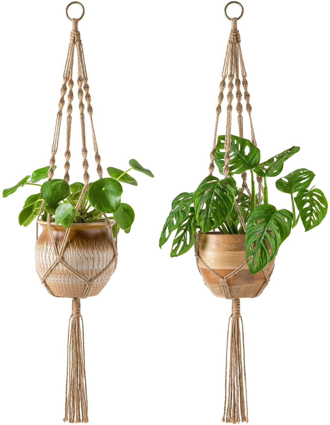 plant decor Handmade decorative indoor plant hammock plant hangerholder