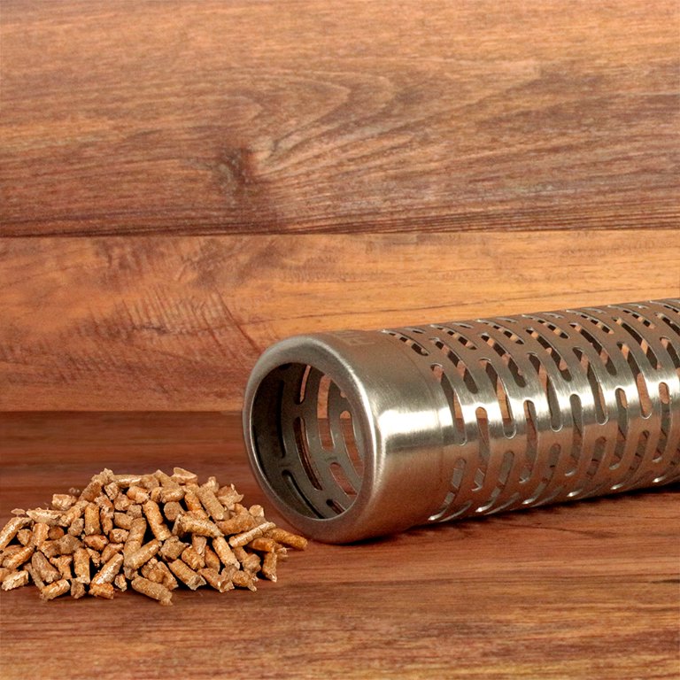 Tubo Ahumador Para Barbacoa De Acero Inoxidable 304 - 6 Pulgadas, Para Dar Sabor Ahumado A Carnes Y Verduras