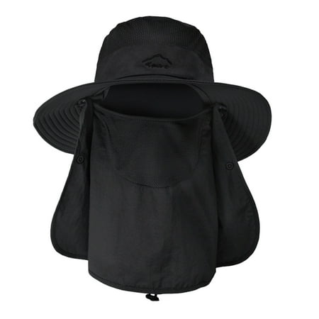 Clearance Sales Viflosae Outdoor UV-Protection-Foldable Sun Hats for Women/Men Fisherman Hat Male Sun Hat Outdoor Quick-drying Sunscreen Hat Fishing Breathable Sun Hat Face Cap Deals of The D