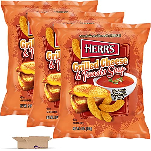 Grilled Cheese & Tomato Soup Cheese Curls by Herr's Curated by Tribeca Cura