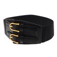 thumbnail image 1 of AURARMLET Cinturón De Ancho Negro Con Doble Y Elástica Para Atuendos De Mujer, 1 of 6