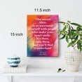 thumbnail image 2 of Inspirational Wall Art the Secret Quote Alice In Wonderland Watercolor Canvas Painting Prints for Home Wall Decor Framed Book Quote Artwork Gifts(12x15 Inch), 2 of 5
