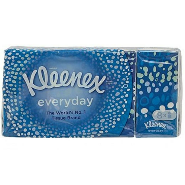 KLEENEX POCKET TISSUES 8 PACK PURSE SIZE KLEENEXT240