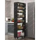 thumbnail image 3 of Estante de almacenamiento de grietas, cocina, refrigerador, estante de huecos, gabinete lateral estrecho, Tirador Lateral de gran capacidad y movible, 3 of 4