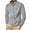Gray, variant on hoksml Men's Corduroy Jackets Padded Thickened Warm Outerwear Solid Color Stand Collar Long Sleeved Top Zipper Up Coat with Pocket