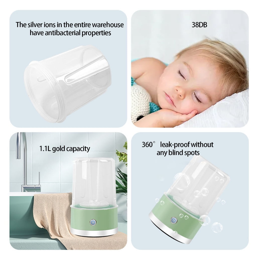 Portable Washing Machine Small Washer Deeply Small Laundry Socks Underwear Baby Clothes Washer