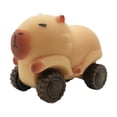 thumbnail image 1 of Juguete de Capybara Pull and Joys, juguete de viaje, rueda creativa bonita, juguete deslizante de arena, juguete sensorial para niños, niñas, niños en marrón, 1 of 8