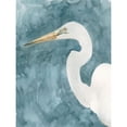 thumbnail image 3 of Caroline, Emma 15x18 Black Modern Framed Museum Art Print Titled - Watercolor Heron Portrait I, 3 of 5