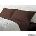 thumbnail image 5 of Blue Ridge Home Fashions Inc Hotel Peninsula Microfiber Wrinkle Resistant Bed Sheet Set Burgundy King, 5 of 5