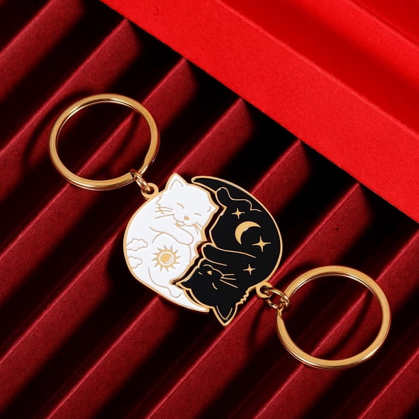 Nuevo Llavero De Pareja De Casa De Madera - Ideas De Regalos Para La Inauguración De La Primera Casa - Perfecto Para Navidad Día De San Valentín Cumpleaños Compromiso Aniversario R