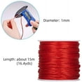 thumbnail image 2 of 20 colors 300m(328 Yards) 1.5mm Rattail Satin Cord Nylon Trim Rattail Silk Beading for Necklace Bracelet Beading Kumihimo Chinese Knot, 2 of 7