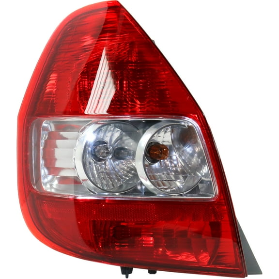 Tail Light Compatible With 2007-2008 Honda Fit Left Driver With bulb(s)