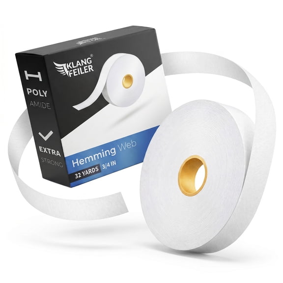 Klangfeiler® Hemming Tape - 0.75 INCH x 32 Yards - Extra Strong