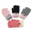 thumbnail image 3 of Women's Gloves Mittens Men Women Ski Mittens Winter Keep Warm Knitting Windproof Waterproof Golves Outdoor Riding Mittens, Women's Accessories Gloves Mittens, 3 of 3
