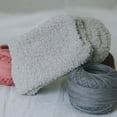 thumbnail image 2 of TALKVE Women's Warm Cotton Slipper Socks, Gray, 2 of 6