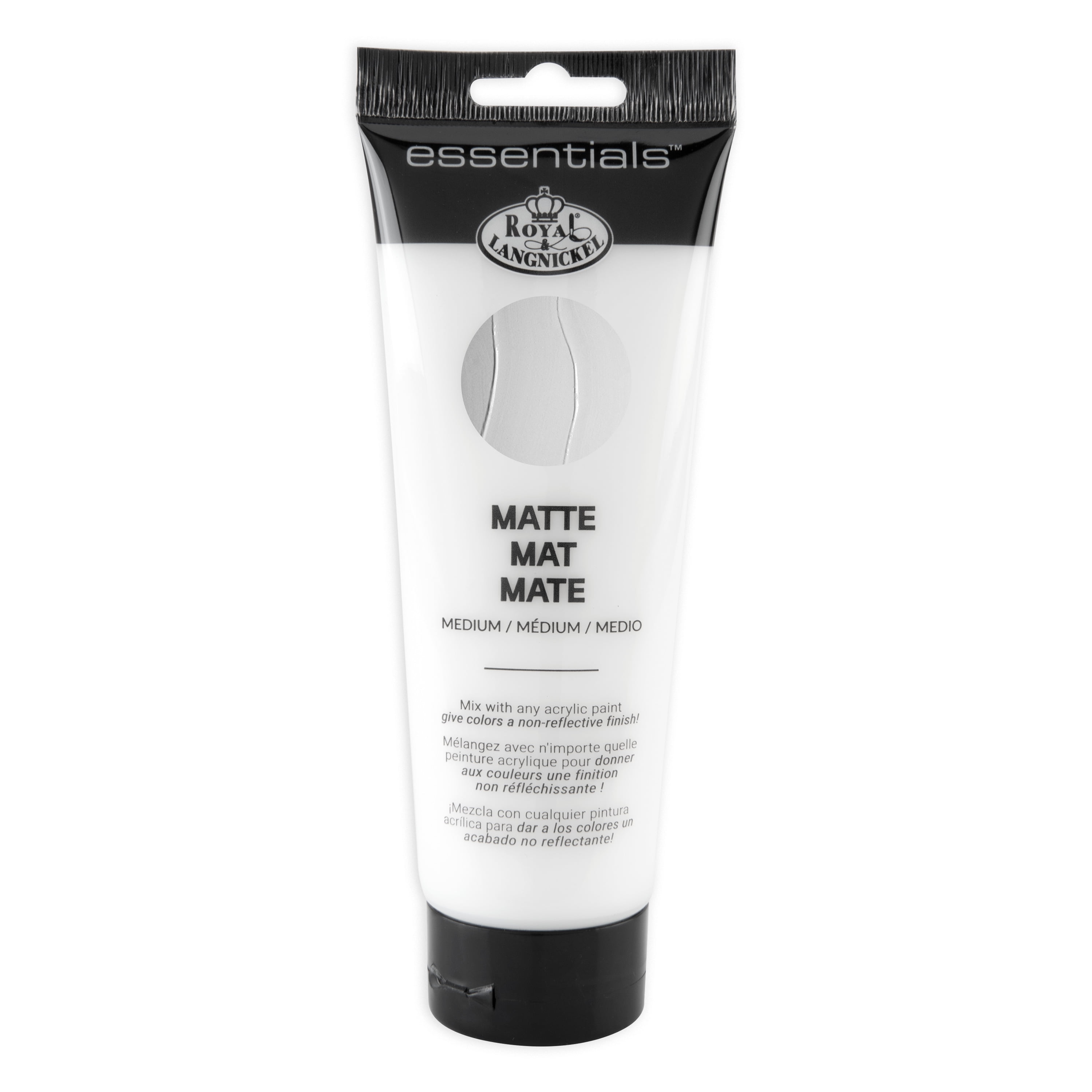 Royal & Langnickel - Médium mat pour peinture acrylique Essentials 250 ml | RAM-25MA | ROYAL BRUSH MFG MOYEN MAT 250ML