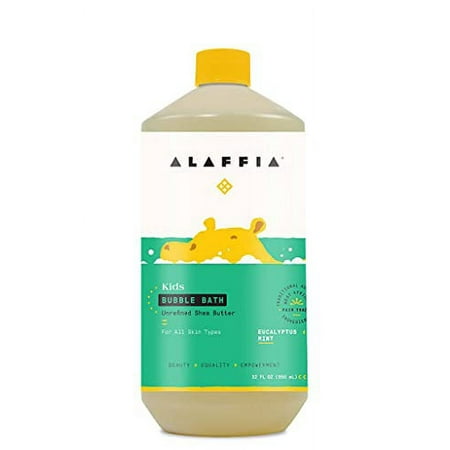 Alaffia Kids Bubble Bath Eucalyptus Mint, 32 Oz, 6 Pack
